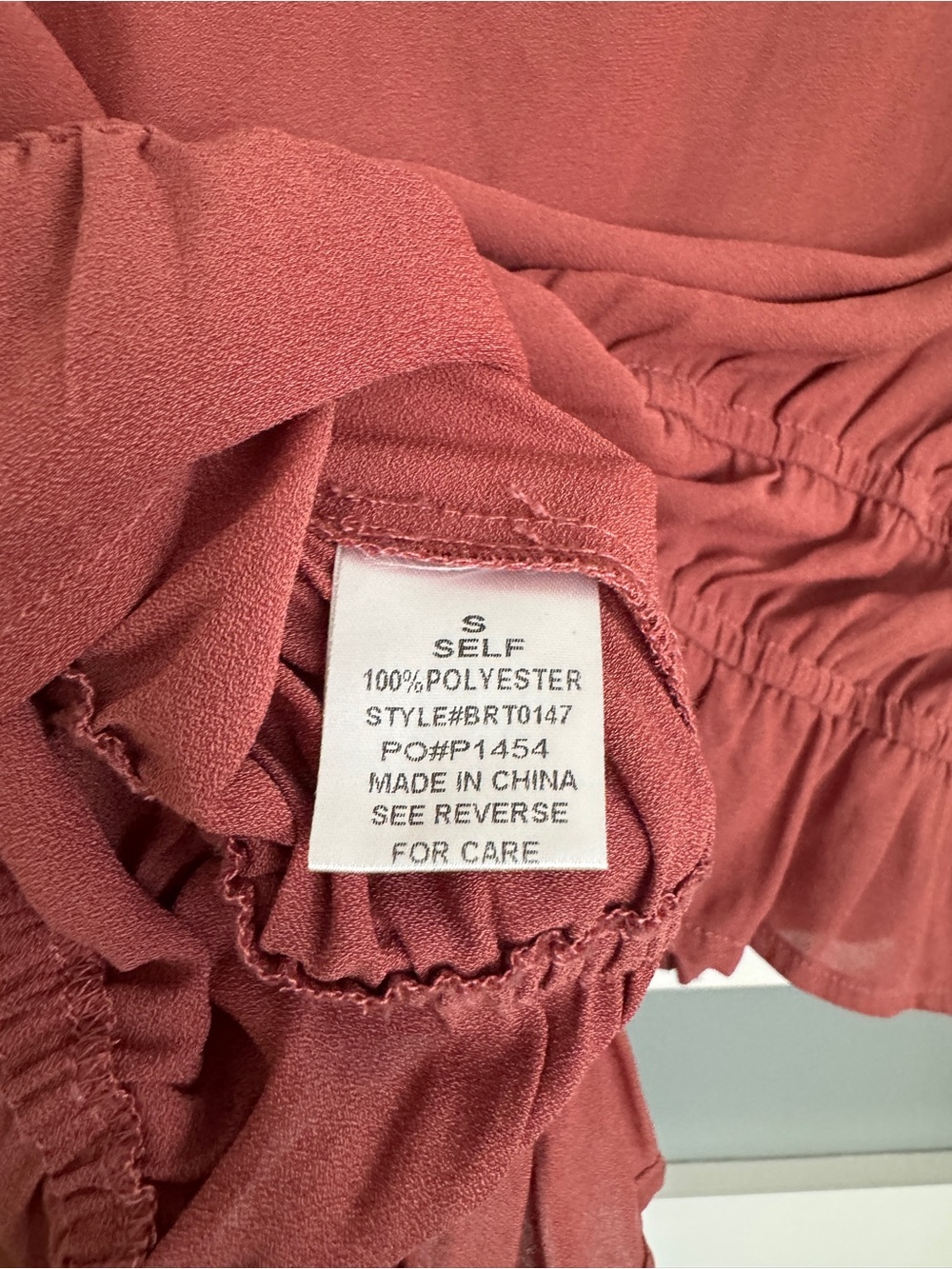 Isalis Front Button Romantic Ruched Blouse - Picture 6 of 6